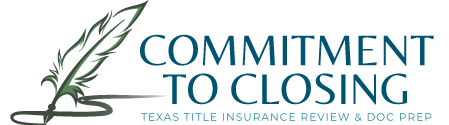 Commitment to Closing